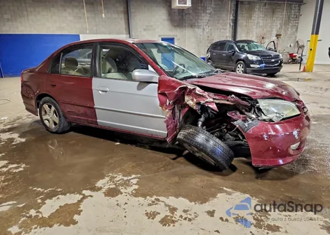 2004 Honda Civic Ex from USA, damaged, VIN 2HGES26794H572526